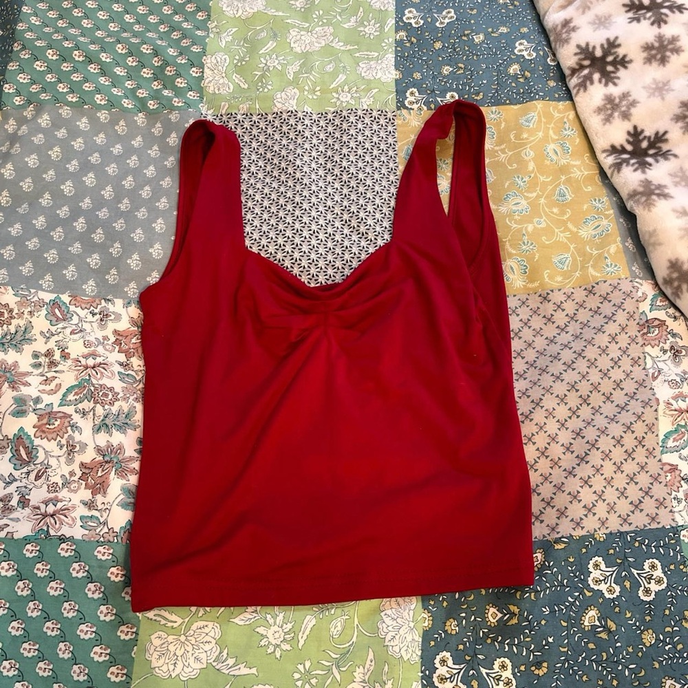 Elegant Red Women's Top